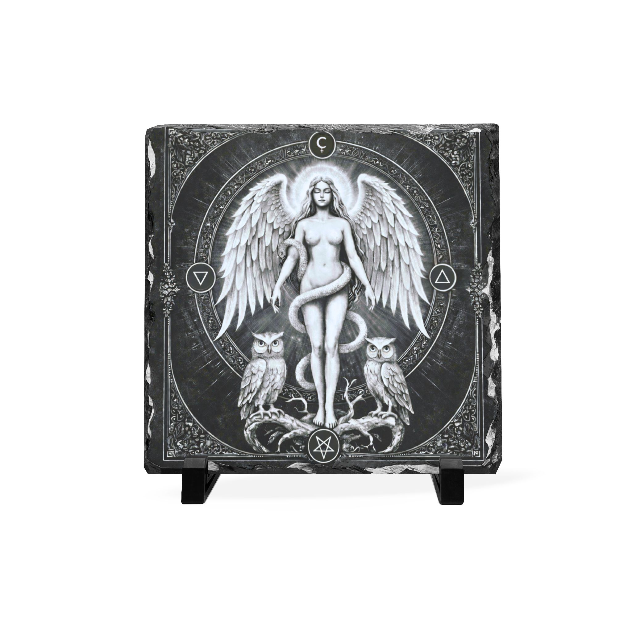 Lilith Altar Decor, Slate Plaque - Image 5