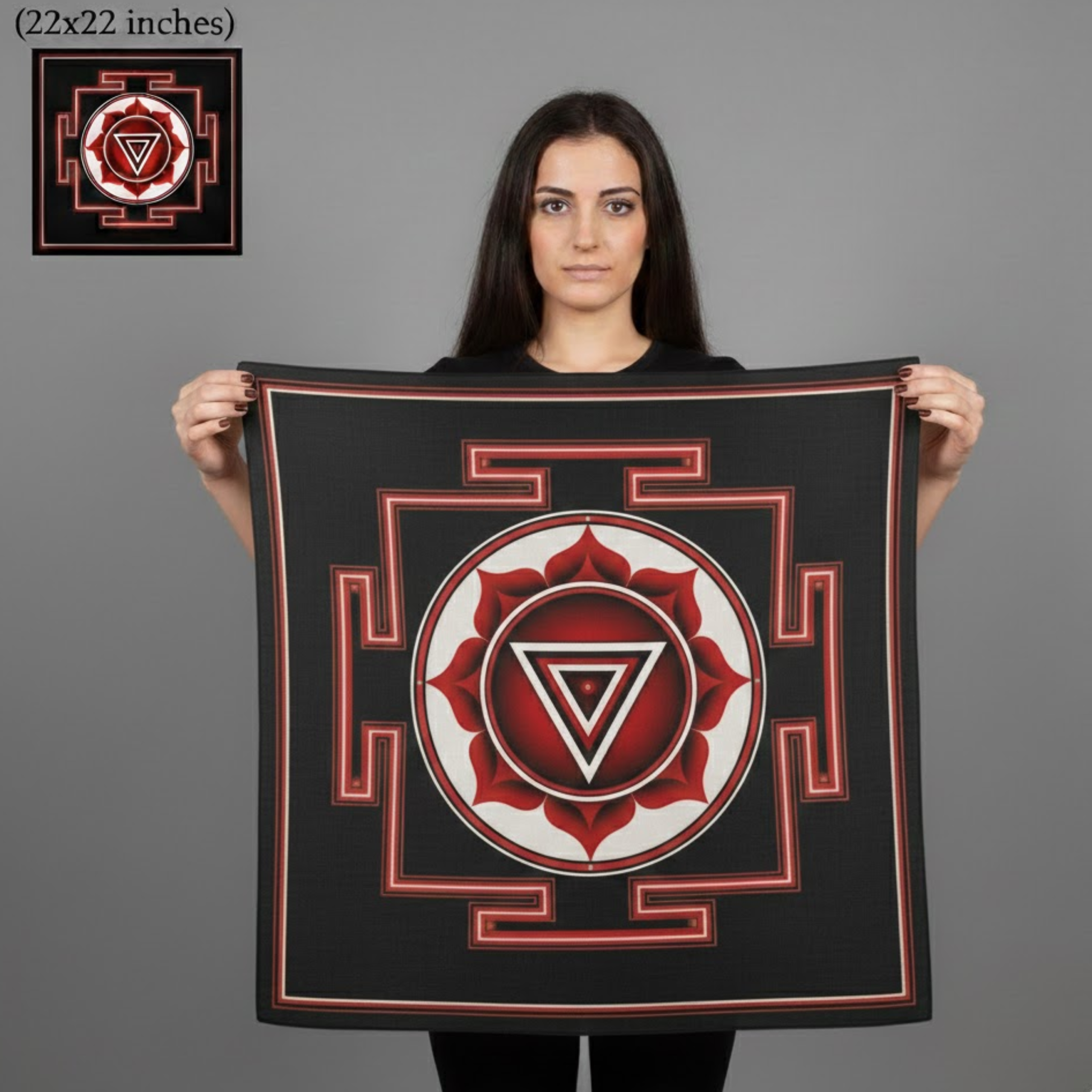 Kali Yantra Altar Cloth - Image 4