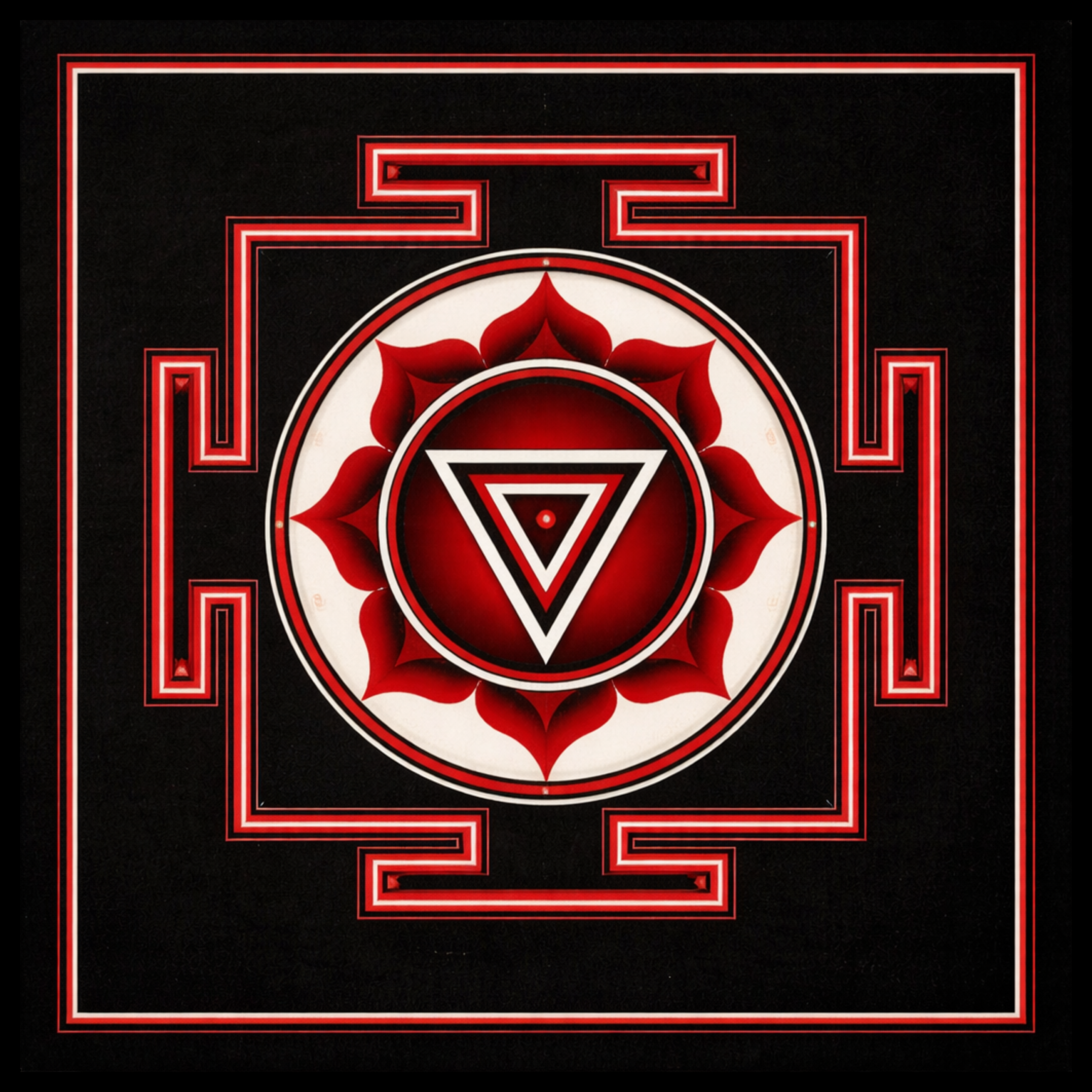 Kali Yantra Altar Cloth - Image 3