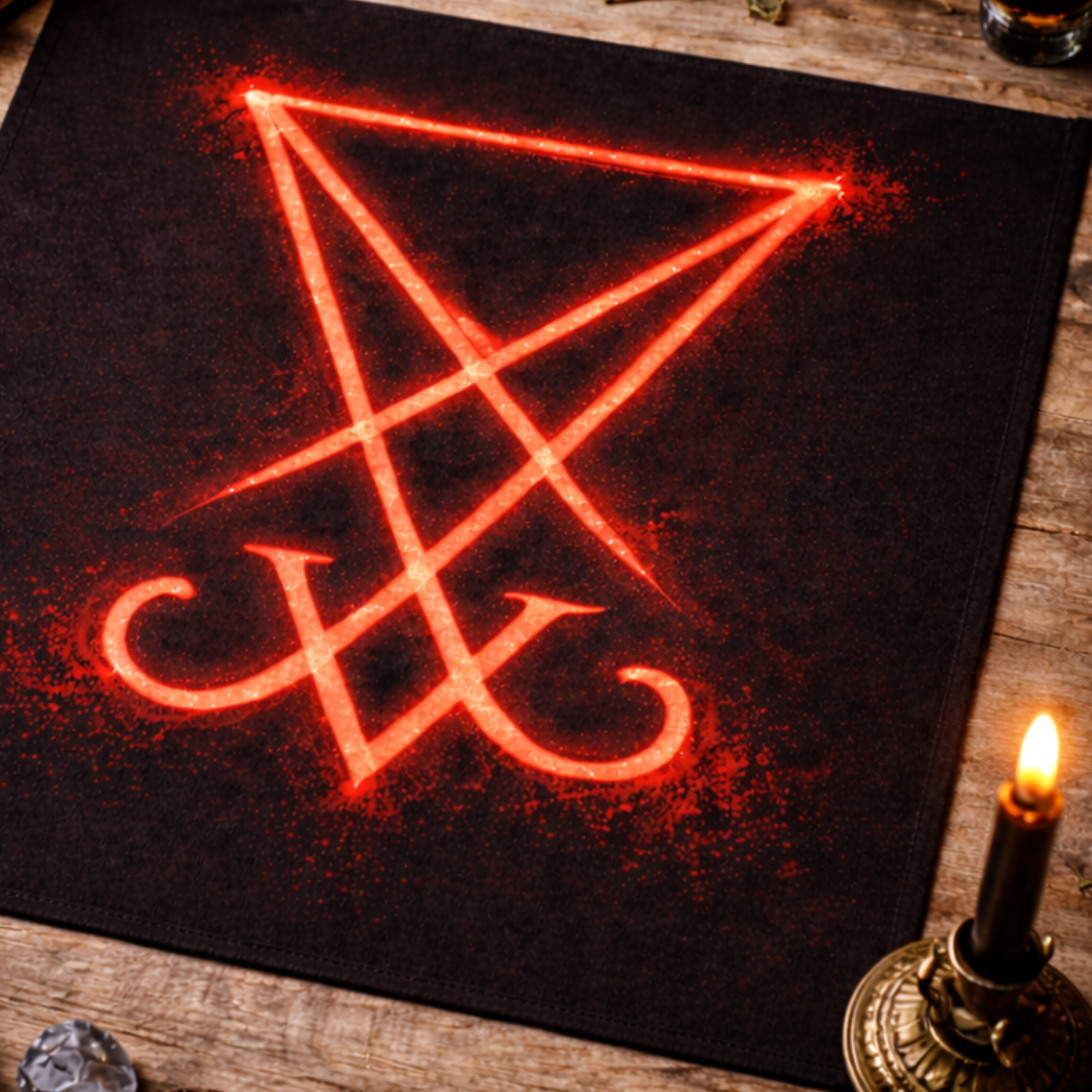 Lucifer Sigil Altar Cloth - Image 3