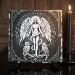 Lilith Altar Decor, Slate Plaque