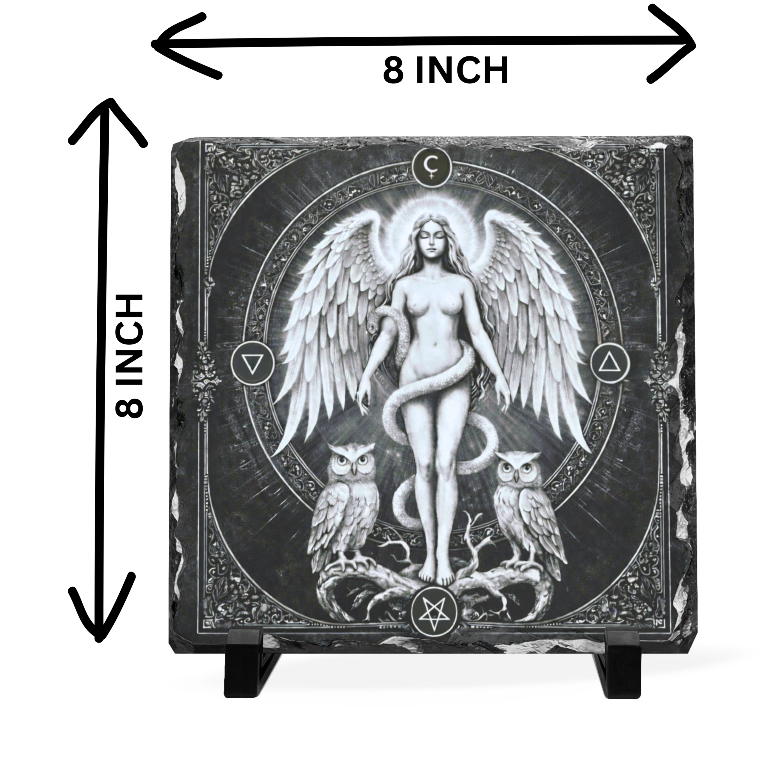 Lilith Altar Decor, Slate Plaque - Image 4
