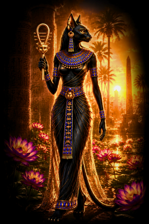 Bastet: The Cat Goddess, Guardian of Home, Joy, and Feminine Power
